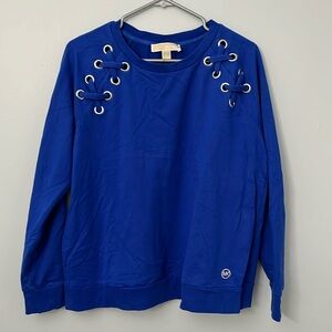 Royal blue Michael Kors top